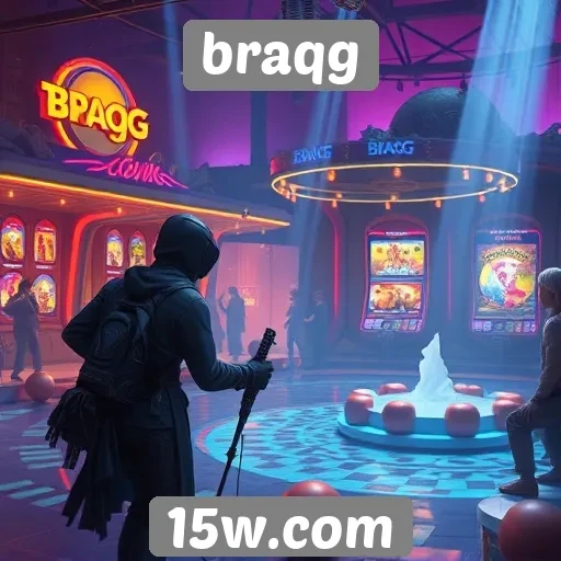 experiência de jogo imersiva no site braqg